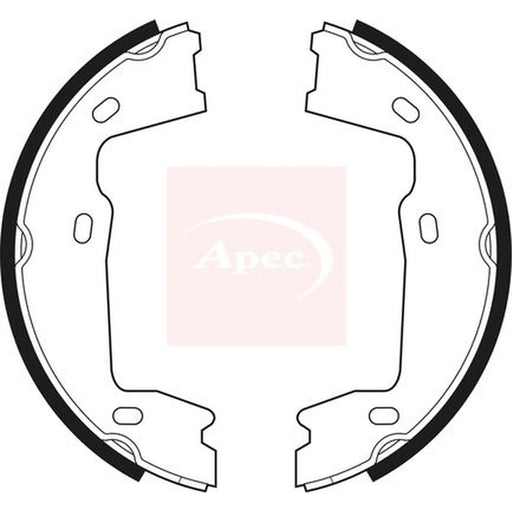 Apec Parking Brake Shoe Set SHU467