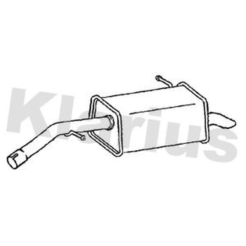 Klarius Box With Tail Pipe Rear CN758C