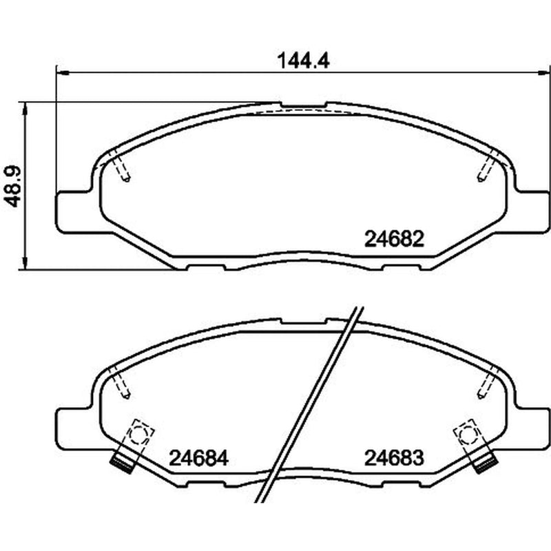 Mintex Front Brake Pad Set MDB3009