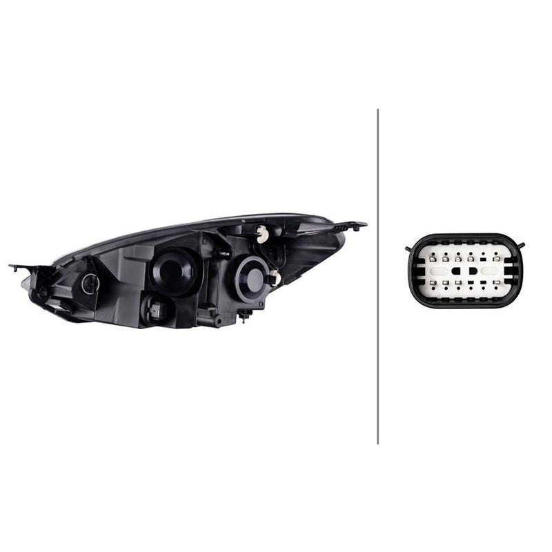 Hella Headlight Headlamp PY21W Right 1LG 354 857-041