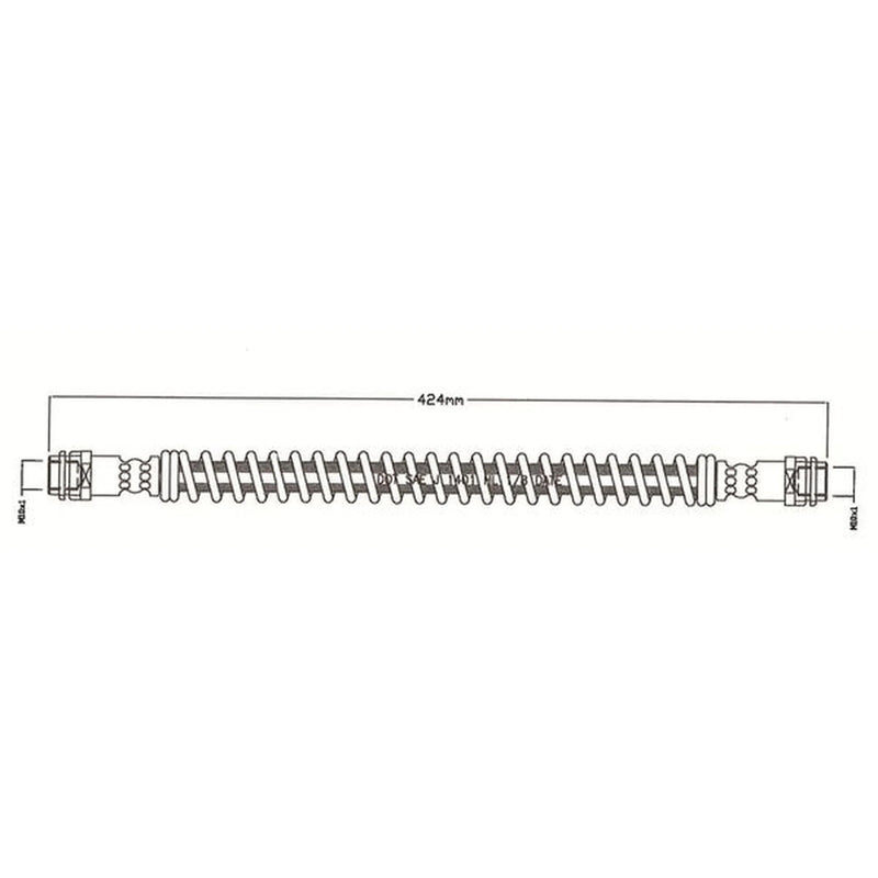 Juratek Brake Hydraulic Hose Line Right JBH1333