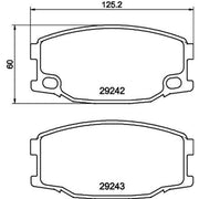 Mintex Front Brake Pad Set MDB2949