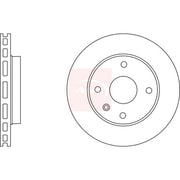 Apec 2 x Vented Front Brake Discs DSK2364-x2