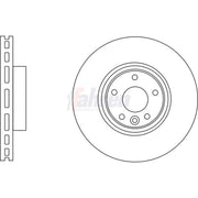 Fahren Front Vented & Rear Vented Brake Discs & Pads fits Jaguar Xe 2015 on 2.0