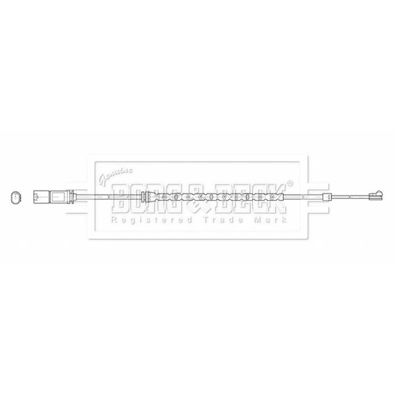Borg & Beck Brake Pad Wear Sensor Rear BWL3212