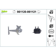 Valeo Electric Window Regulator Lifter Right Front 861121