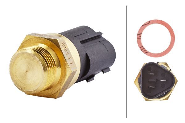Hella Radiator Fan Temperature Switch Connectors 6ZT 007 800-111