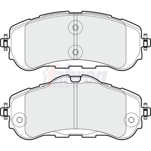 Fahren Front Brake Pad Set FBP3743