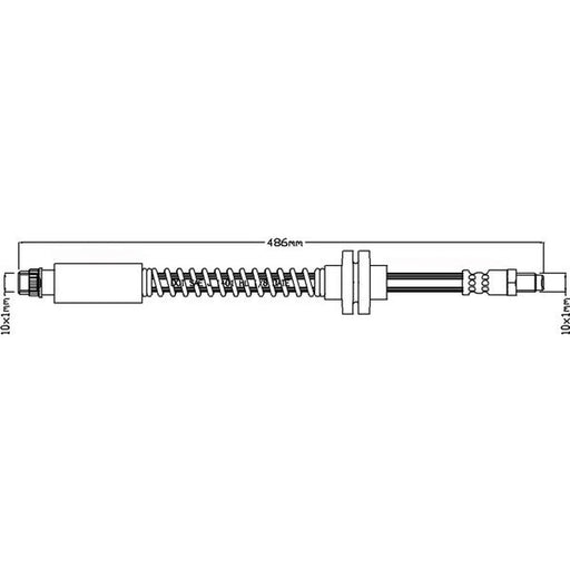 Juratek Brake Hydraulic Hose Line Right JBH1064