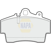 NAPA Front Brake Pad Set NBP1859
