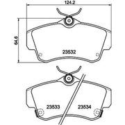 Mintex Front Brake Pad Set MDB2082