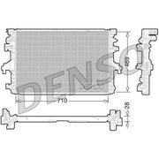 Denso Engine Radiator fits VW Multivan 2009-2015 2.0