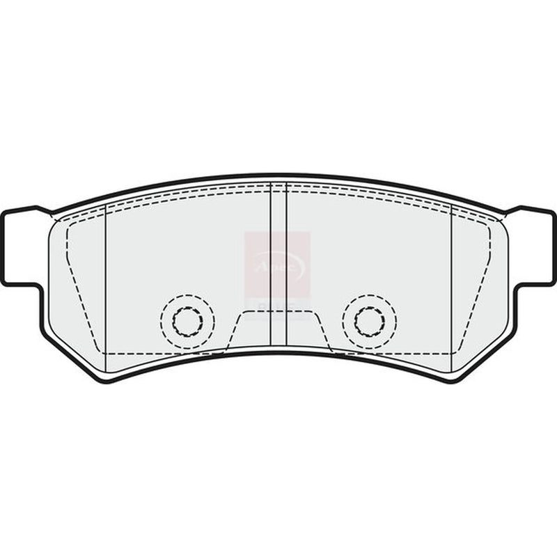 Apec Rear Brake Pad Set PD3822
