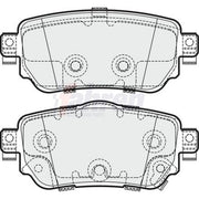 Fahren Rear Brake Pad Set fits Nissan Leaf 2017 on