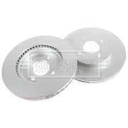 Borg & Beck 2 x Vented Front Brake Discs BBD6349-x2