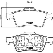 Mintex Rear Brake Pad Set MDB2281