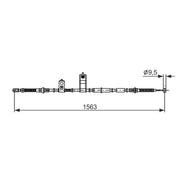 Bosch Handbrake Cable Rear 1 987 482 897
