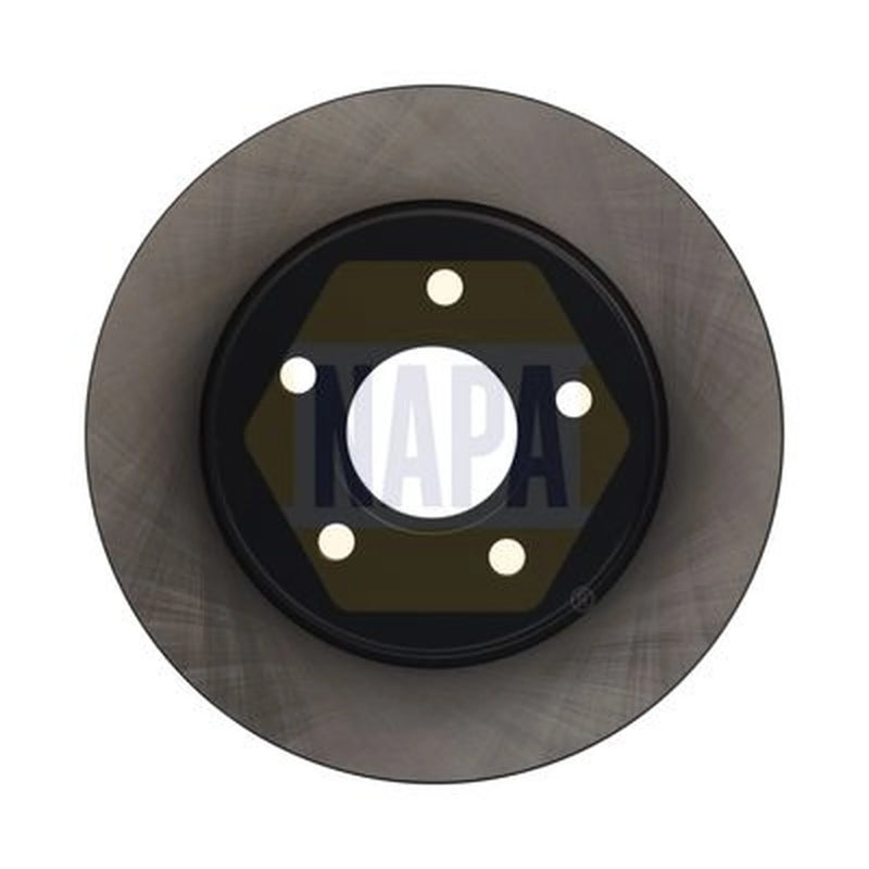 NAPA 2 x Solid Rear Brake Discs NBD5385-x2