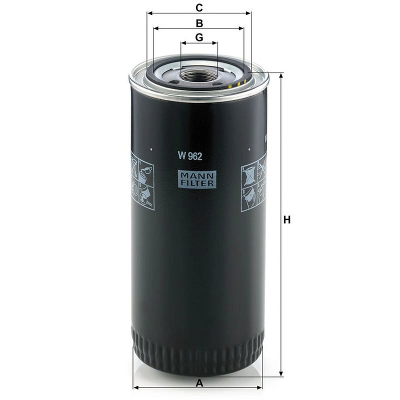 MANN-FILTER Engine Oil Filter W 962
