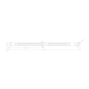 Juratek Brake Hydraulic Hose Line Front Right JBH1608R
