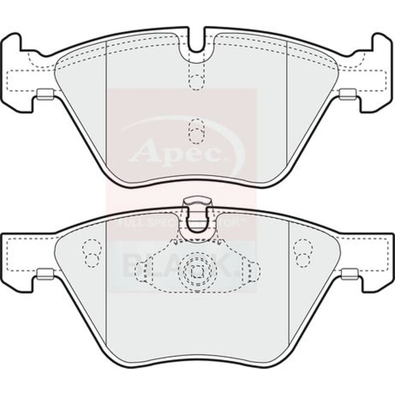 Apec Front Brake Pad Set PAD1341B