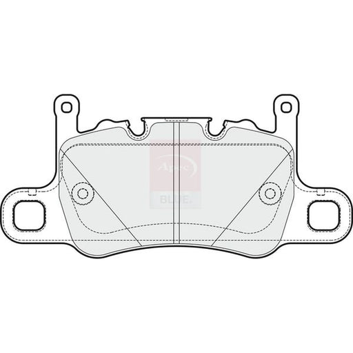 Apec Rear Brake Pad Set PD3860