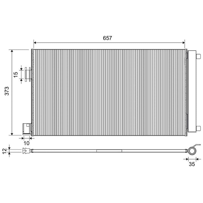Valeo Air Conditioning Condenser 822803