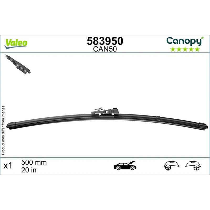 Valeo Passenger Side Wiper Blades 583950