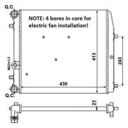 NRF Engine Radiator 53021A