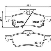 Mintex Rear Brake Pad Set MDB3291