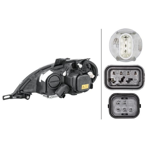 Hella Headlight Headlamp W5W Right 1EL 223 151-201