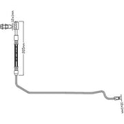 Juratek Brake Hydraulic Hose Line outer JBH1185L