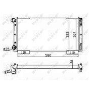 NRF Engine Radiator 53229