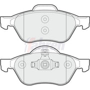 Fahren Front & Rear Brake Discs & Pads fits Renault Clio III 2006-2014 2.0