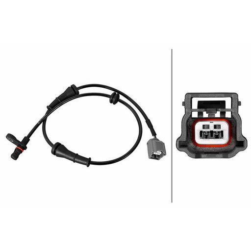 Hella ABS Wheel Speed Sensor Rear 6PU 358 219-051