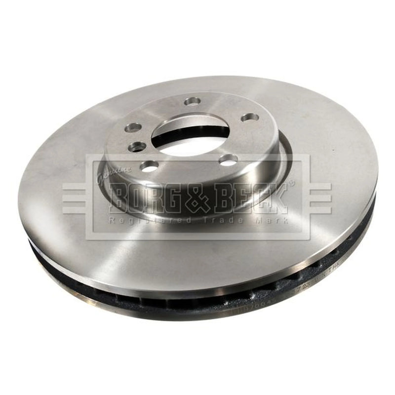 Borg & Beck 2 x Front Vented Brake Discs BBD7004S