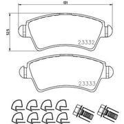 Mintex Front Brake Pad Set MDB2584