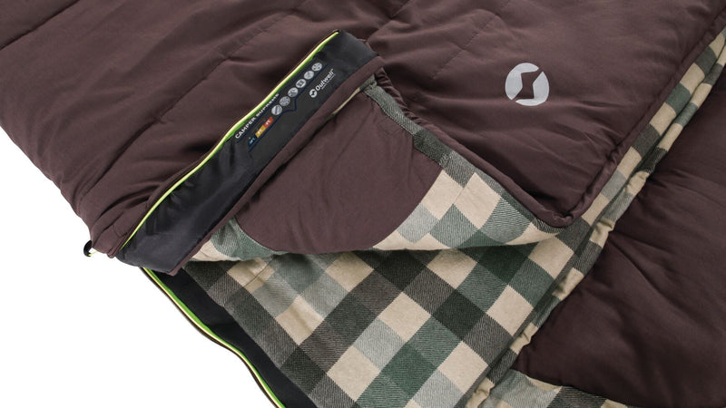 Outwell Camper Supreme Brown Single Sleeping Bag - Outwell - Van Life Living