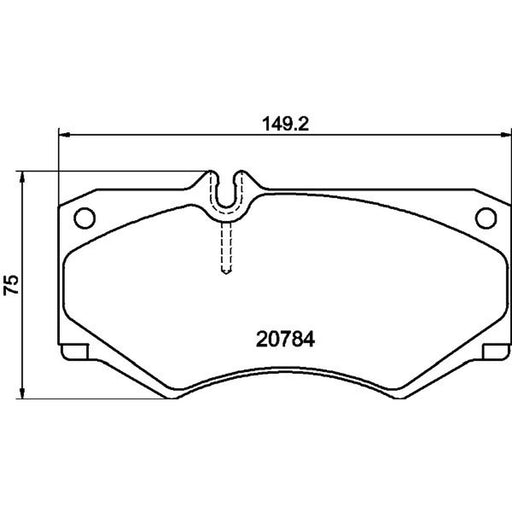 Mintex Front Brake Pad Set MDB1585