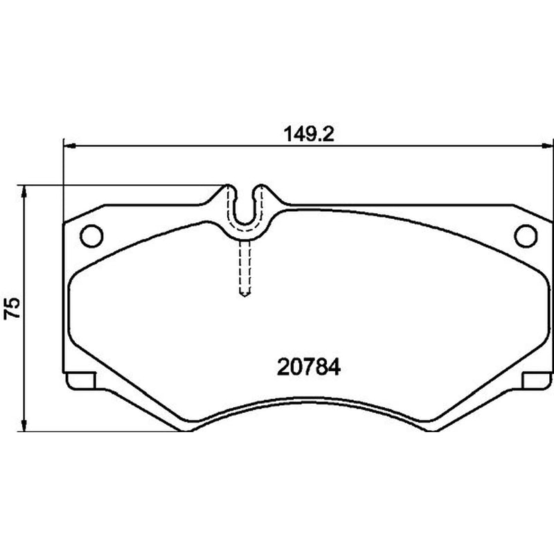 Mintex Front Brake Pad Set MDB1585