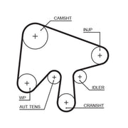 Gates Timing Belt Kit with Rollers K025630XS