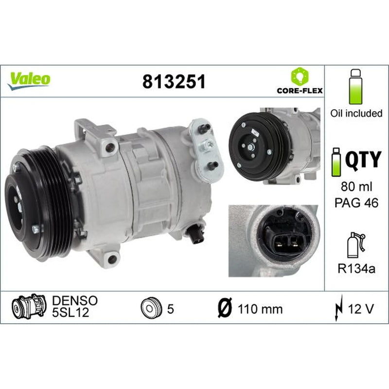 Valeo Air Conditioning Compressor 813251