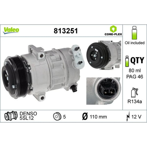 Valeo Air Conditioning Compressor 813251