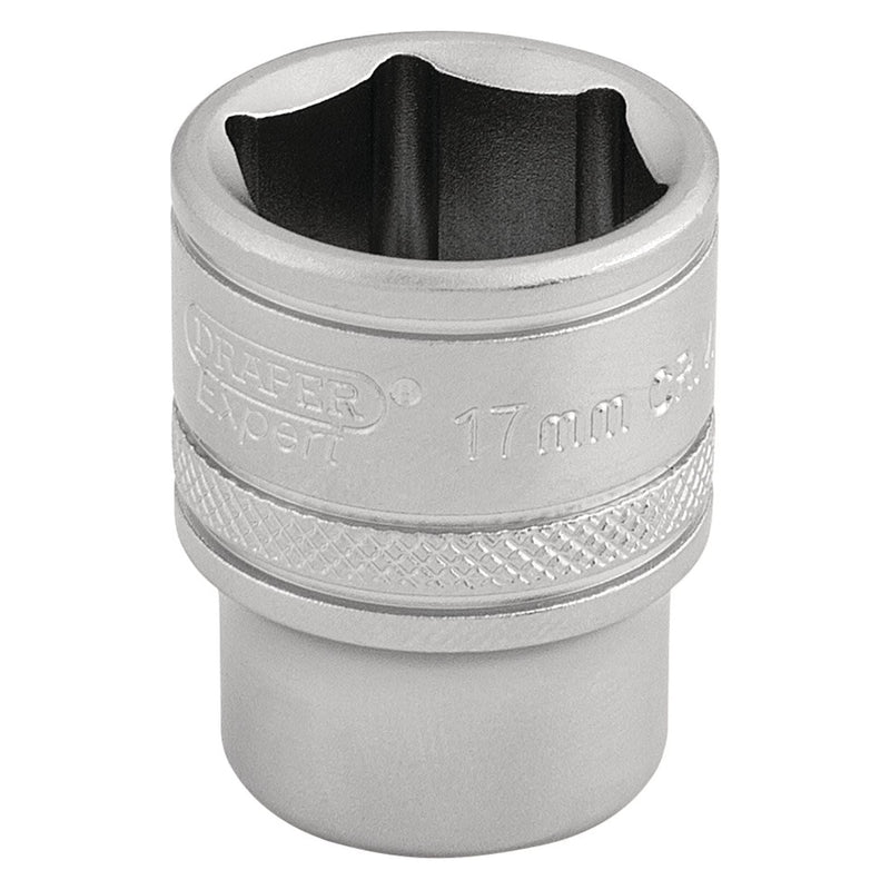 Draper 6 Point Metric Socket, 3/8" Sq. Dr., 17mm 16543 Draper  - Town Parts