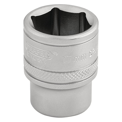 Draper 6 Point Metric Socket, 3/8" Sq. Dr., 17mm 16543 Draper  - Town Parts