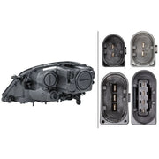 Hella Headlight Headlamp W5W Right 1EL 263 064-021