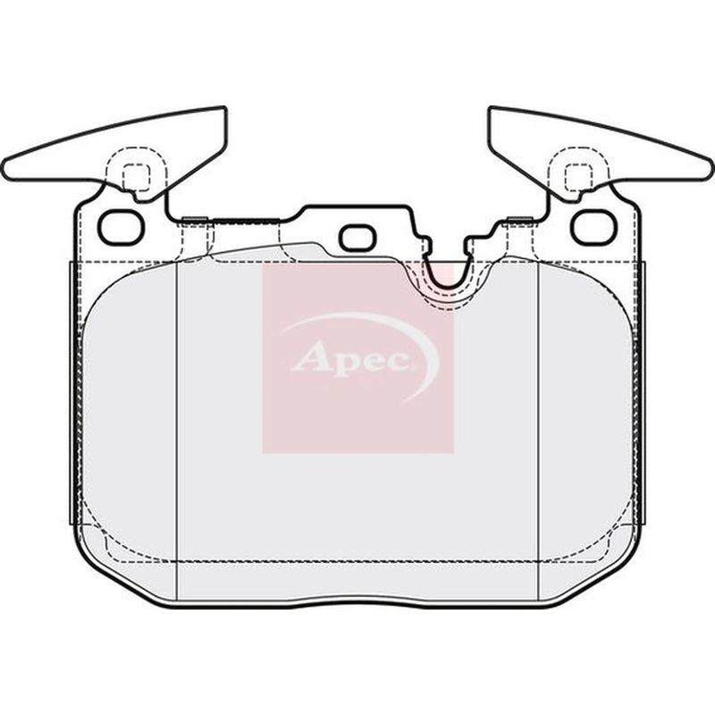 Apec Front Brake Pad Set PAD1907