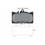 Textar Front Brake Pad Set 2333102