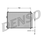 Denso Air Conditioning Condenser DCN50030