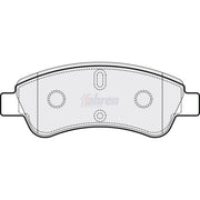 Fahren Front Brake Pad Set FBP3059